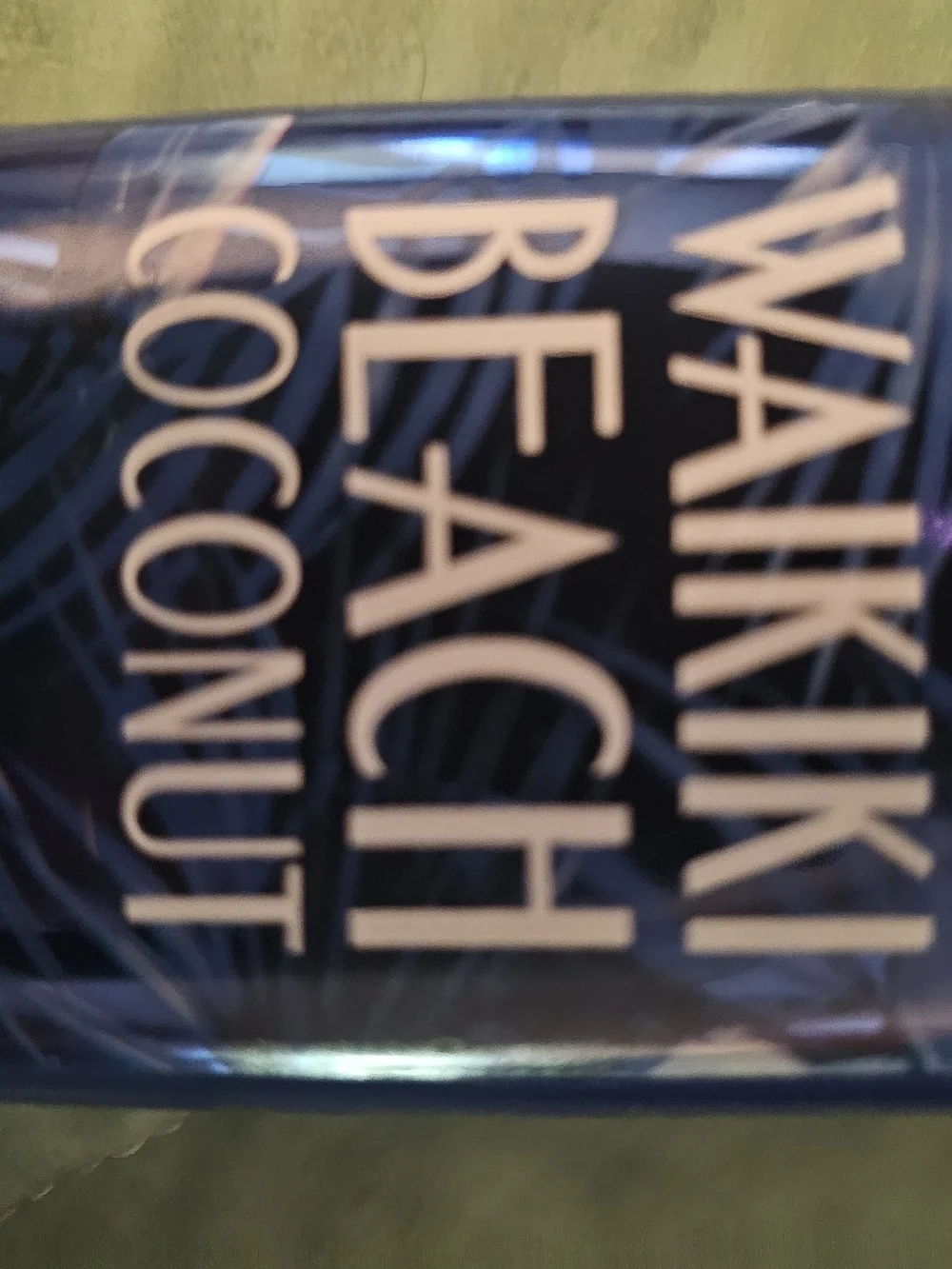 Bath & Body Works Waikiki Beach Coconut Body Lotion - Blue and Gold